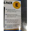 VEVA  Premium Activated Carbon Pre Filter 6 Pack Filter Size E PF4100 #34