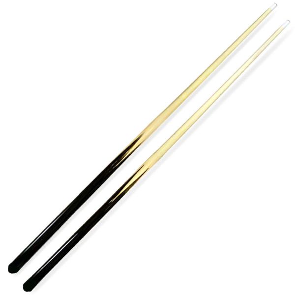 ISPIRITO Pool Cues 1-Piece 36" Shorty Cues Children's Cues Kids Billiard House Cue Stick Hardwood 13mm Glue-on Tips, Set of 2