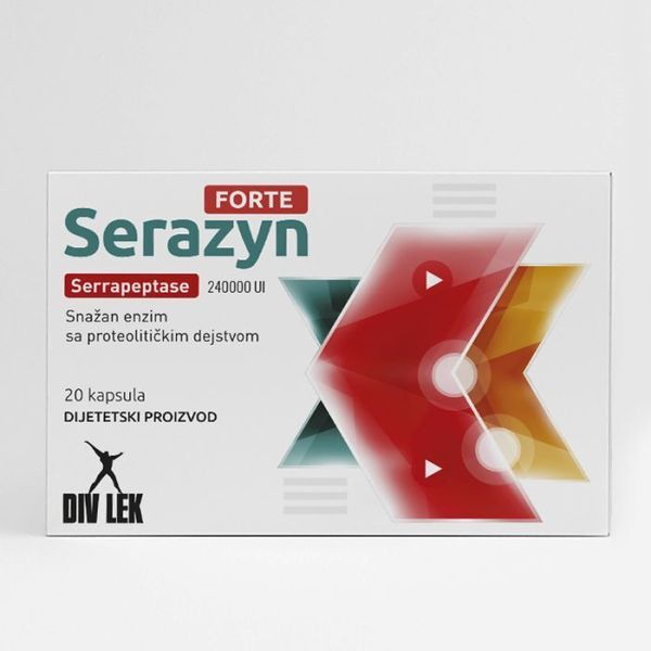 Serazyn Forte 240,000 IU, 20 capsules