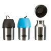Trixie Bottle with bowl, stainless steel/plastic ( Assorted Color )