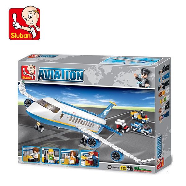 Sluban M38-B0366 Aviation M38 B0366 Skybus, Multicolored, Large