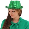 Pohotobooth Props Ltd Cool Green Sequin Gangster Hat