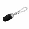 Braided White Genuine Leather Strap Keychain Smart Key Ring Fob Universal Fit
