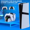HELLCOOL PS5 Controller Charging Station-PS5 Controller Charger with 2-3 Hours Fast Charging for Playstation 5 Dual/Edge Controller