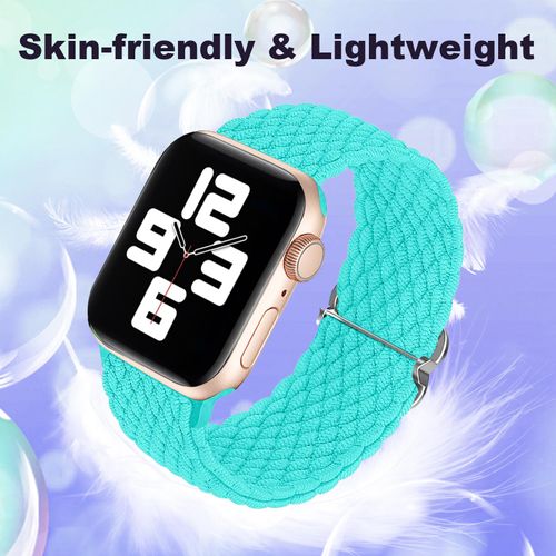 Compatible for Apple Watch Band 38mm 40mm 41mm 42mm 44mm 45mm 46mm 49mm for Women Men, Braided Sport Wristband Strap for iWatch Bands Series 10 9 8 7 6 5 4 3 2 1 SE Ultra