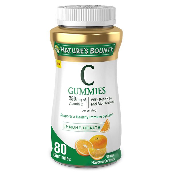 Nature's Bounty Vitamin C, Orange, Gummy 80 Count
