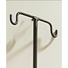 Outdoor Fireplace/Pit Set-36" Poker, Round Ash Rake & Post Made by Blacksmith