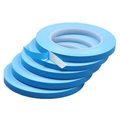 EPANO 5pcs 25m/roll 3mm-8mm 4mm 5mm Wide Transfer Ribbon Double Side Thermal Conductor Adhesive Tape for PCB Chip LED Heat Sink (Size : 5mm Wide)