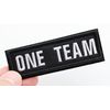 ONE TEAM Patch Velcro Removable Military Airsoft Embroidery Patch