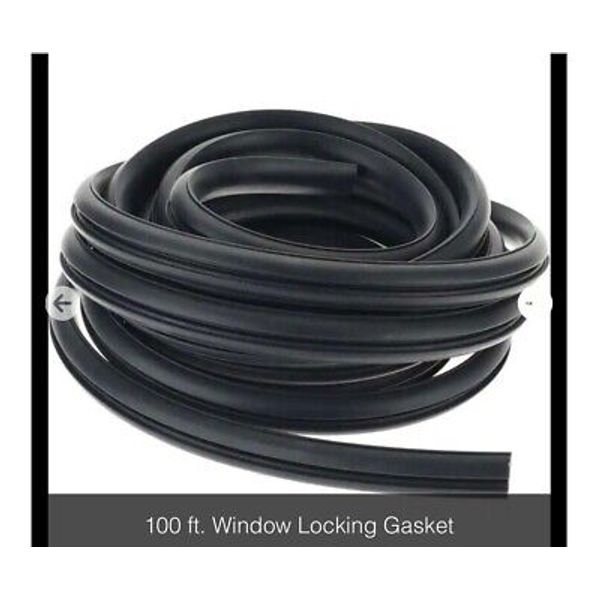 TRIM LOK INC 100 ft LK1179 EPDM Dense Rubber Window Locking Gasket