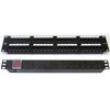 Cat 6 19" 48 Port Patch Panel + 7 Way Power Unit Comms Rack Data Network Cabinet