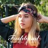 Fashband Boho Headbands Elastic Flower Headband Black Cross Yoga Hair Accessories for Women and Girls (Pack of 3)