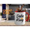 Data Scientist Two Tone Red Coffee Mug 11oz - Data K - Scientific Data Mining Machine Learning Professional Analyzing Mathematics Intelligence
