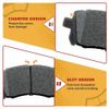 Front Brake Pad Kit for 2005-2015 Toyota Tacoma 5 Stud, Ceramic Material