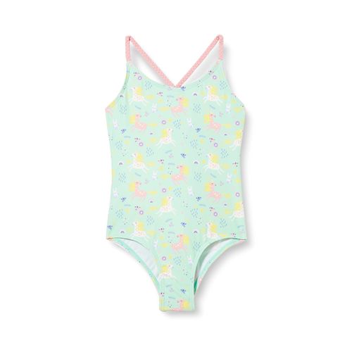 Playshoes Girls' UV Protection Swimsuit, Swimwear, Unicorn