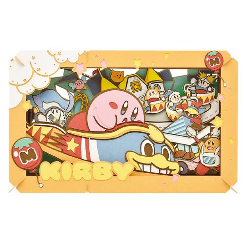 Ensky Kirby PT-L14 Pupupu Park! Approx. H 3.9 x W 6.3 x D 1.7 inches (100 x 160 x 42 mm), Made of Paper