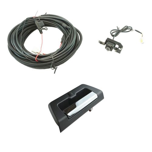 Rear View Camera Add On Kit w/Wiring Harness & Tailgate Handle Compatible with Ford F150