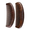 High Quality Wooden Comb, Ebony Wood Comb, Half Moon, U-Shaped, Anti-Static, Comb, Scalp Care, Hair Care, Beauty Equipment, Flower Pattern, Sculpture, Retro Style, Hair Comb, Hair Accessory, Souvenir, Gift, Mother's Day, Present, B Type