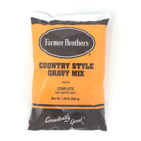 Farmer Brothers Instant Country Gravy Mix, 1.5 lb Bag