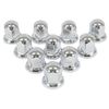Chrome Metal Lug Nut Covers, 2"(H), fits 33mm, push on (20 Pack)