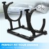 7" Nitrous Oxide Aluminum Single Bottle Bracket Anodized Black Mount