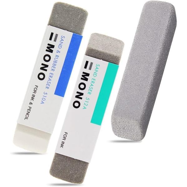Sand Eraser for Ink Deleted Pencil Erasers Correction Supplies Cube Erasers