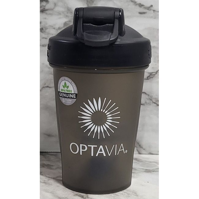 Optavia 12 oz Shaker Bottle BPA Free Drink Cup Whisk Ball New In