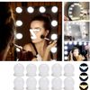 10 Dimmable Light Bulbs Makeup Vanity Lights 6000K 13 ft 3 Colors Mode