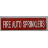 Two (2) Set of 5 PCS - Pipe Marking-FIRE AUTO SPRINKLERS (Sticker,RED, 2x8)