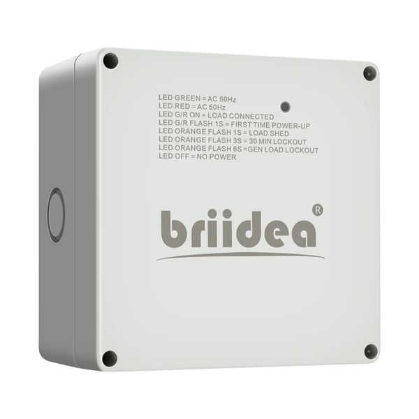 Briidea 50 Amp Smart Management Module (SMM), Load Management Device to Protect Generator from Overload, Gray
