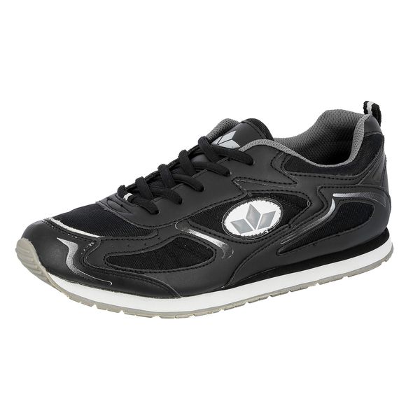 Lico Men's Nelson Running Shoes, Black (Schwarz/Grau Schwarz/Grau), 3.5 UK