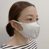 NaturaMoon Organic Cotton Mask, Regular Size, 7 Pieces, Non-Woven Mask, Made in Japan, Unisex, White