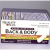 SHIP N 24 HOURS-Quality Plus Extra Strength Back & Body, 24-ct. Bottle
