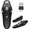 USB Type C Presentation Clicker Wireless Presenter Remote Clicker for PowerPoint Presentations with Red Pointer, PowerPoint Clicker Slide Advancer for Mac/Laptop/Computer/Class/Office