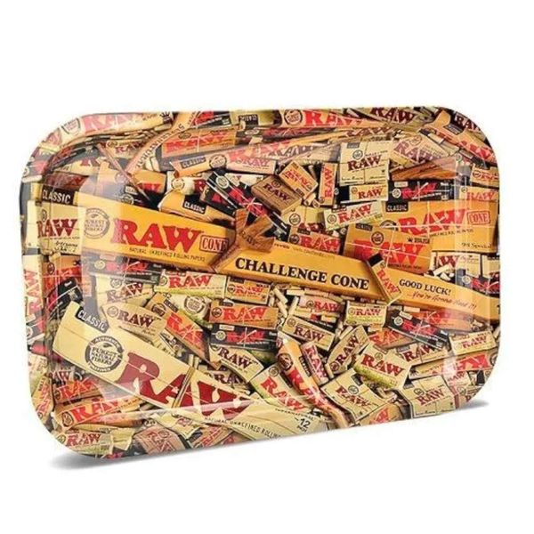 RAW Metal Mix Rolling Tray Small 27.5 X 17.5cm