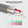 NUOSIYA XLR Microphone Cable - 2 Packs, 10M (Gray)