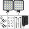 4pcs 3.3" Sqaure LED WORK LIGHT for Caterpillar Construction Equipment Forklift