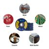 5 Pack 5''x7/8" Paint Rust Removal Clean For Grinder New Poly Strip Disc Wheel