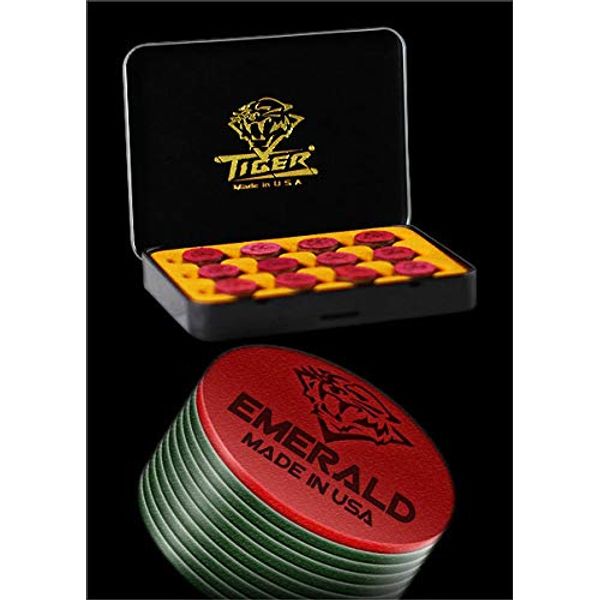 Tiger Emerald Laminated Cue Tips - (Each)