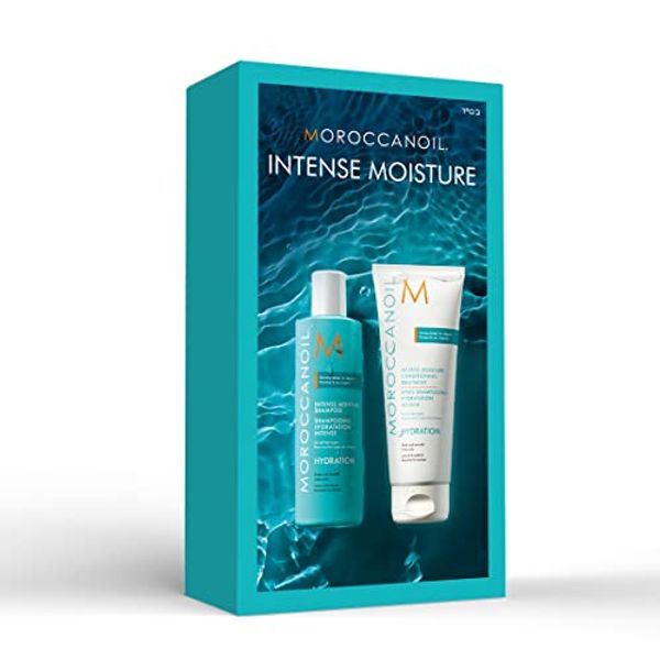 MOROCCANOIL Moroccan Oil Intensity Moisture Shampoo & Conditioning Treatment Set (Argan Oil Formulated Hair Shampoo, Conditioner)