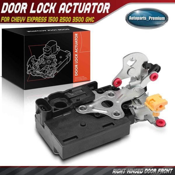 Right Side Hinged Door Front Door Latch Assembly for Chevy Express GMC Savana