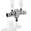 Clscea Aquarium Conventional CO2 Splitter Regulator Valve 2 Way for CO2 Generator