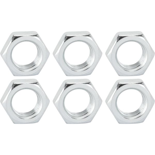 Steel Jam Nuts, 3/4 Inch-16 Right Hand NF Fine Thread, Pack/6
