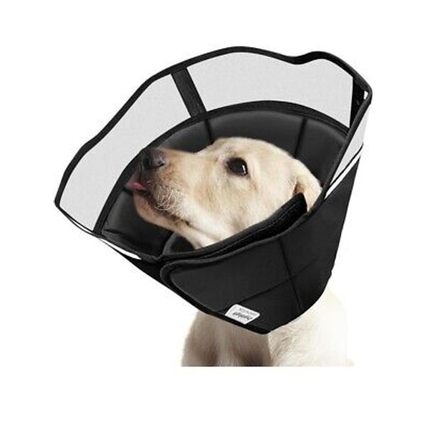 Soft Dog Cone for Dogs Surgery Breathable Pet Recovery Collar M From Cryptdogle