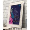 Future Belongs - Inspirational Wall Decor, Motivational Colorful Flowers Wall Art Print Is A Quotes Photo For Living Room, Office, Library, Home Decor, Studio or Room Decor Aesthetic, Unframed - 8x10