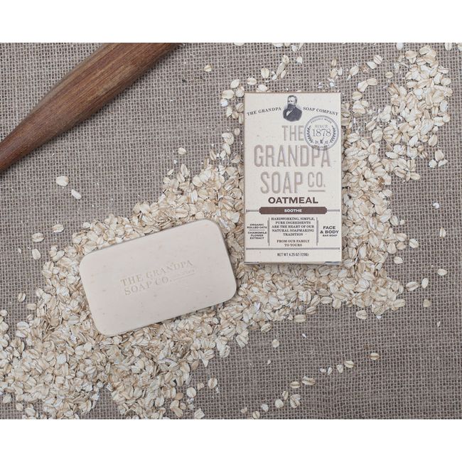 The Grandpa Soap Co. Soap, Oatmeal, Soothe, Chamomile Extract 4.25