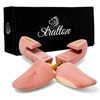 Stratton MEN’S ADJUSTABLE SPLIT TOE CEDAR SHOE TREE - GROWN IN USA (Medium / 8.5-9.5 US, 1-pack)…