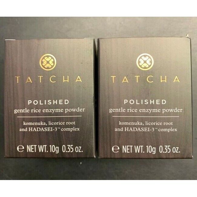 TATCHA Polished GENTLE RICE ENZYME POWDER, 0.35OZ/10G IN The Box SHIPPING FREE