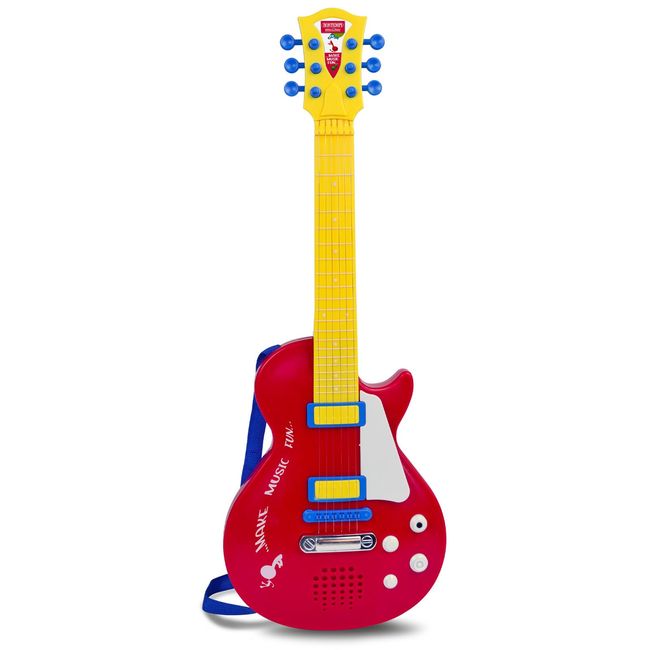 Bontempi 24 5831 Electronic Rock Guitar, Multi-Color, for 3 years to 18 years