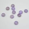 Light Purple Amethyst Disc Coin Beads - 10 Count - Approx 12mm
